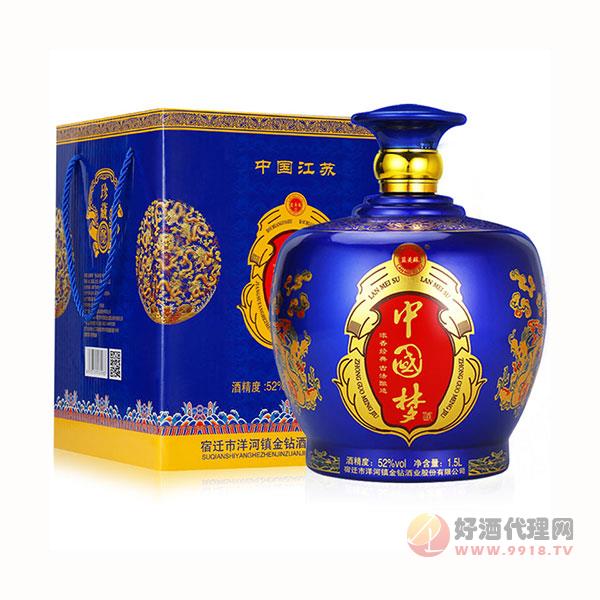 中国梦白酒整箱1500ml坛酒水礼盒纯粮食原浆酒
