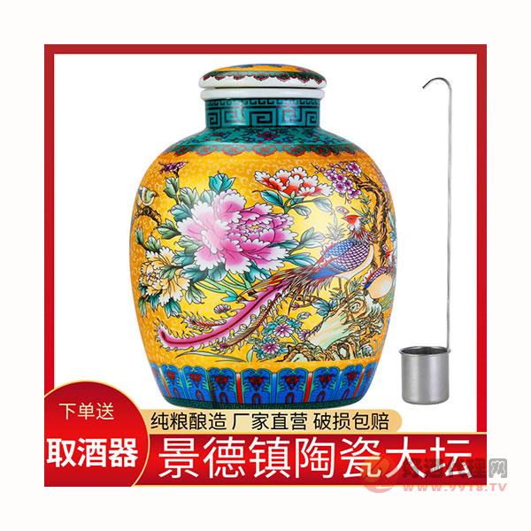 浓香型白酒纯粮食百鸟朝凤原浆52度酒水5000ml高梁酒