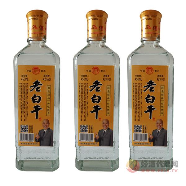 白酒42度浓香老村长瓶老白干