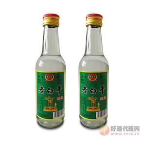 白酒42度浓香型纯粮食250毫升绿标老白干