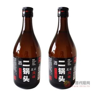白酒42度浓香型纯粮食600毫升棕瓶二锅头