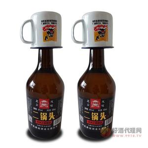 白酒42度浓香型纯粮食棕瓶茶缸二锅头
