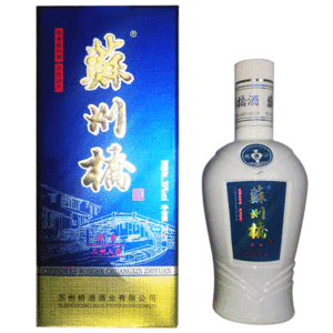 发双份苏州人家2星39_vol浓香型白酒245ml苏州特产礼盒装江南名酒