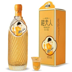 桂夫人桂花蜜酒6度500ml苏式生活女士精致礼物插花瓶网红微甜果酒