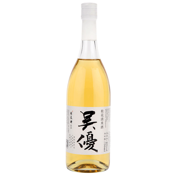 吴优10_vol桂花清米酒750ml百年品牌钱义兴日式清酒纯糯米发酵