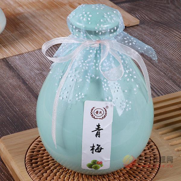 黄氏小醉坛12度青梅酒彩陶500ml