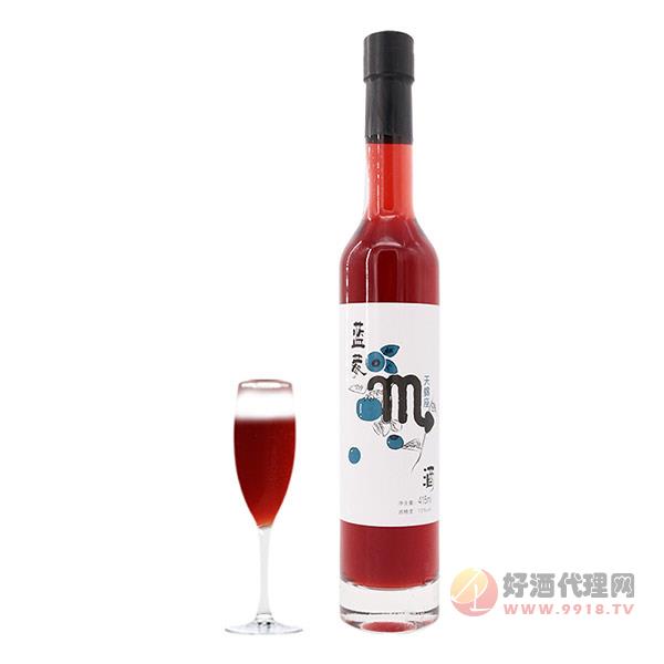 蓝莓酒黄氏农家自酿果酒415ml