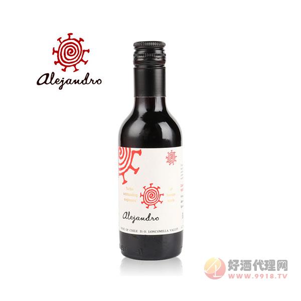 小灵魂红酒智利原瓶进口187ml赤霞珠红葡萄酒