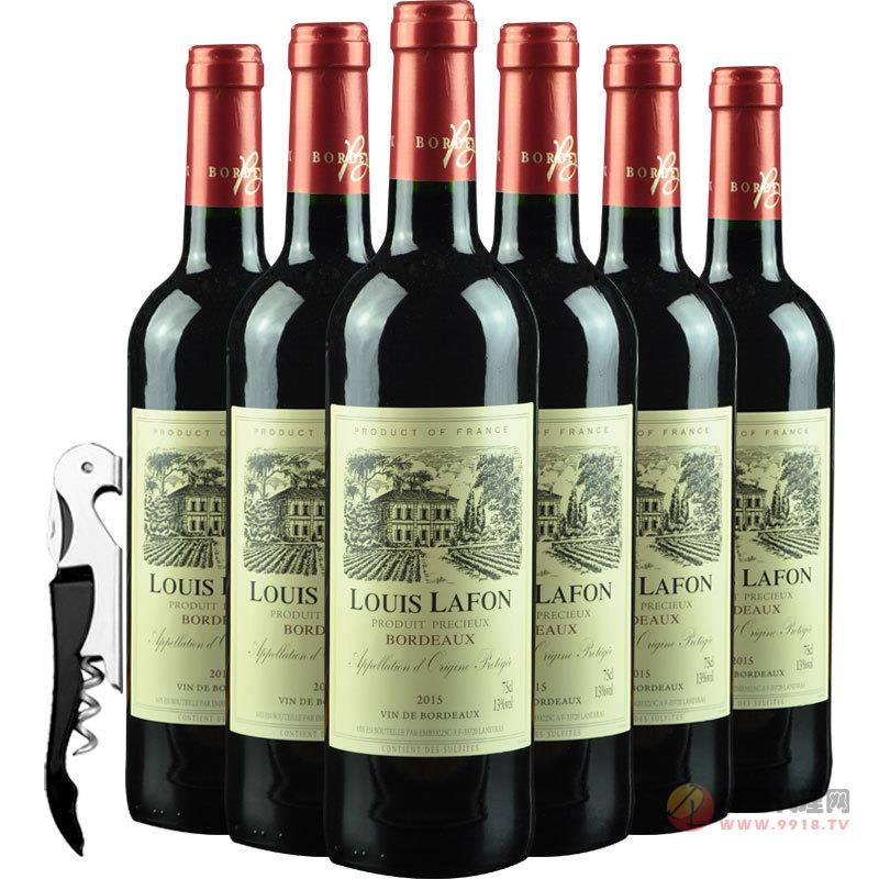 法国AOP级路易拉菲珍品波尔多干红葡萄酒750ML_瓶 原瓶进口红酒