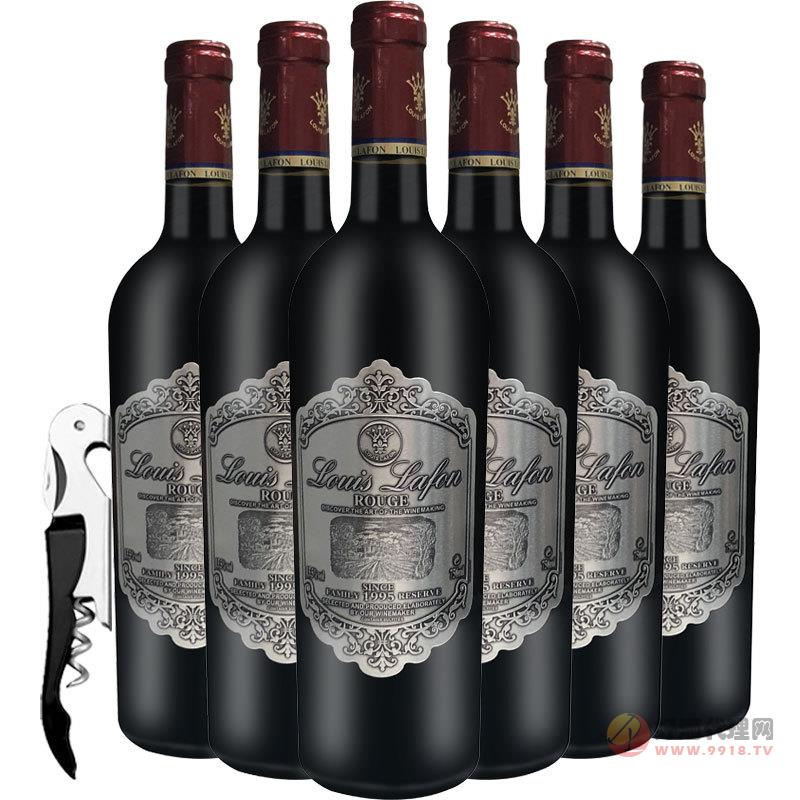 法国原酒进口红酒750ML_瓶 路易拉菲家族珍藏干红葡萄酒源自1995