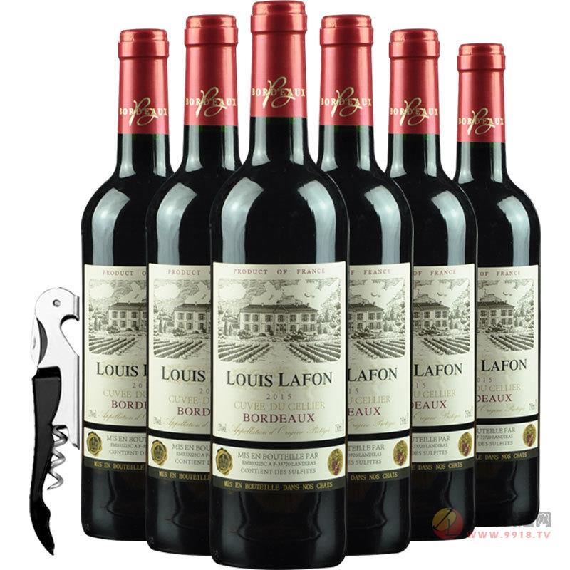 法国原瓶进口路易拉菲窖藏波尔多干红葡萄酒