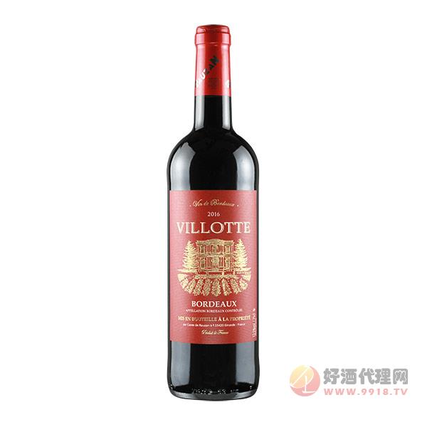 维洛特红葡萄酒