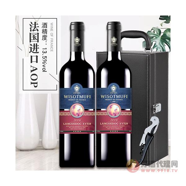团购进口红酒-法国干红葡萄酒礼盒装聚会-OEM定制-招商