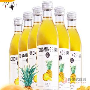 通明山菠萝果酒水果酒女士低度果酒高颜值女生喝的饮料酒整箱6瓶