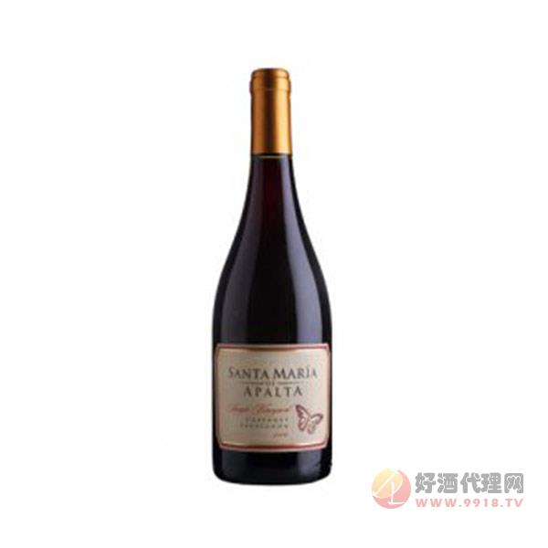 圣玛丽蝴蝶谷单一葡园精选赤霞珠干红葡萄酒
