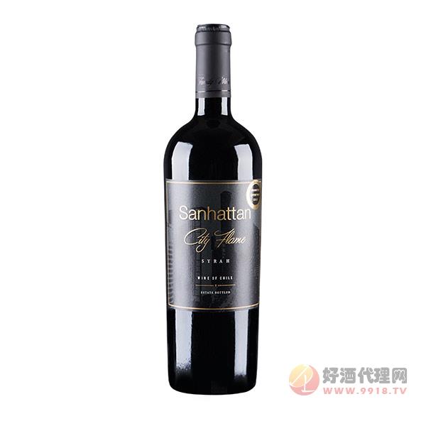 圣哈顿城市烈焰干红葡萄酒