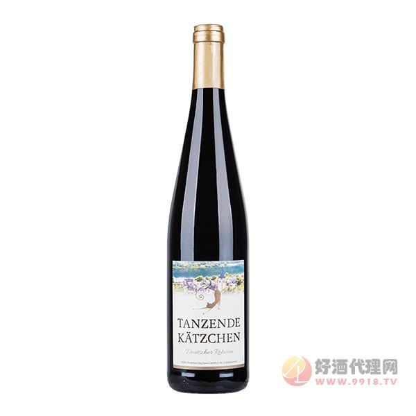 跳舞小猫莱茵黑森红葡萄酒