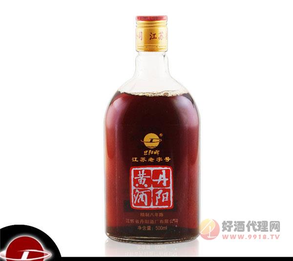 旦陽牌八年陳烤花丹陽黃酒500ml半甜型糯米黃酒丹陽特產