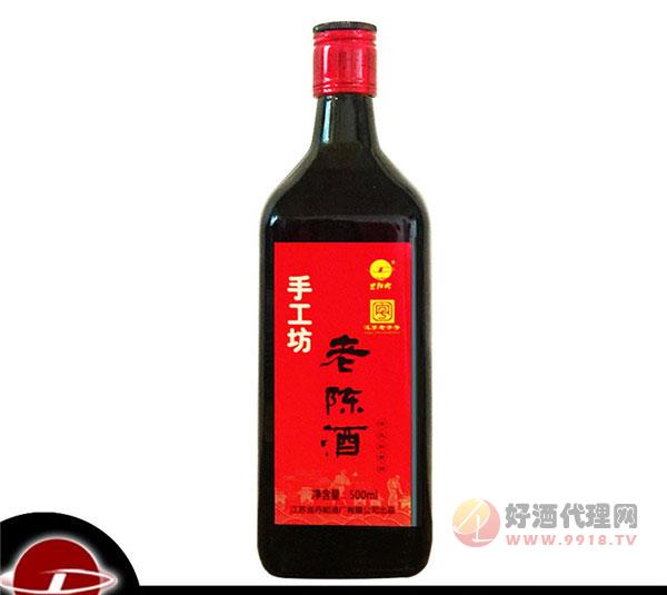 旦阳牌-手工坊老陈酒-单瓶500ml-半甜型黄酒-丹阳特产