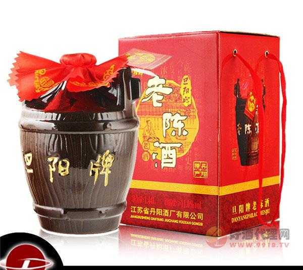 旦阳牌陶坛装丹阳特产老陈酒浓香糯米黄酒小麦半甜型善酿1.44L