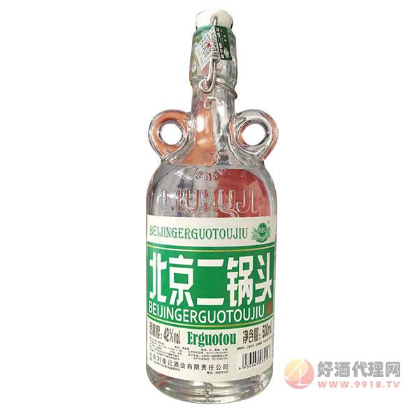 刘壶记北京二锅头酒绿瓶42度500ml