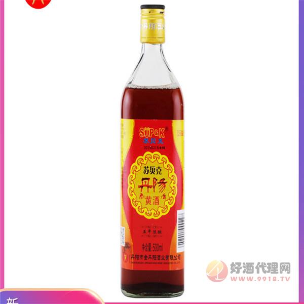 金丹阳黄酒-苏贝克10°五年陈酿黄酒500ml-半甜型糯米酒-丹阳特产