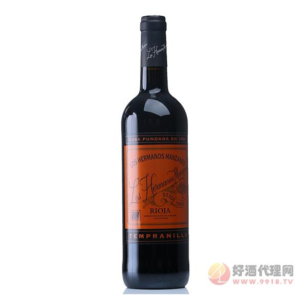 曼莎诺兄弟丹魄干红葡萄酒