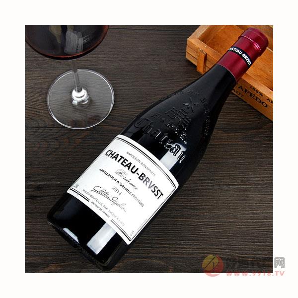 法国原瓶进口AOC红酒-雕花重瓶波尔多法定产区干红葡萄酒