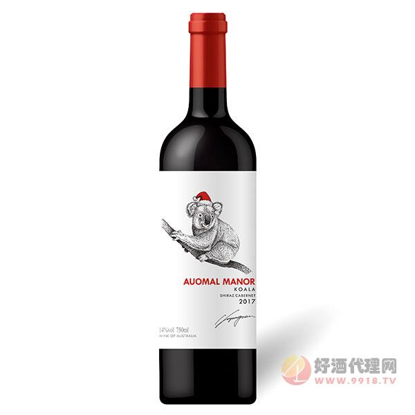 澳妙花园考拉西拉子赤霞珠干红葡萄酒750ml