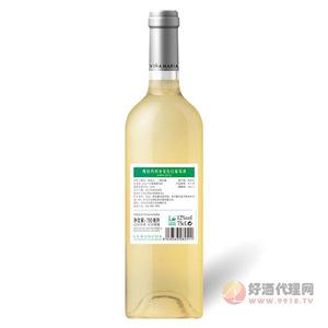 维拉玛利亚爱伦白葡萄酒750ml背面