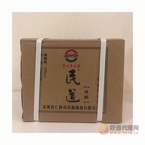 贵州茅台镇白酒53度500ml-酱香型纯粮民道酒