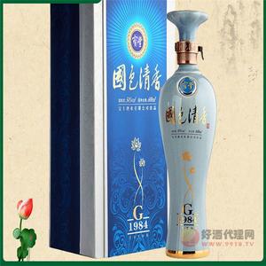 宝丰国色清香白酒G系列G1984高度54度600ml老酒