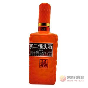 北京二锅头酒红瓶46度500ml