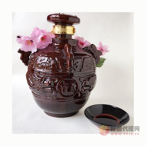 舞旗山黄酒-黍米即墨原浆老酒辉煌酒业坛装黄酒