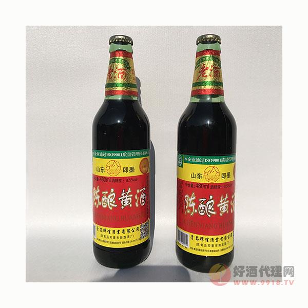 厂家直销-陈酿黄酒500ml瓶装-手工酿造