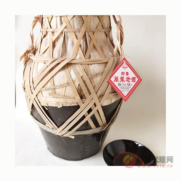 即墨黄酒-十斤坛装竹编酒原浆黄酒加饭酒坛装