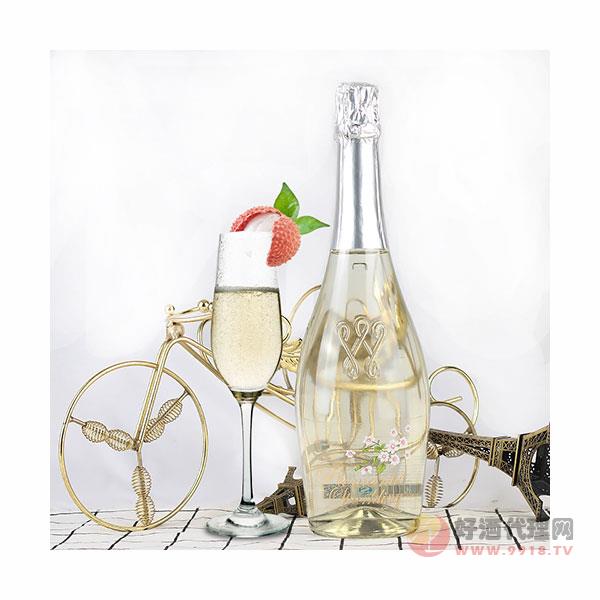 果酒-香槟气泡酒--西班牙进口-甜白酒葡萄酒