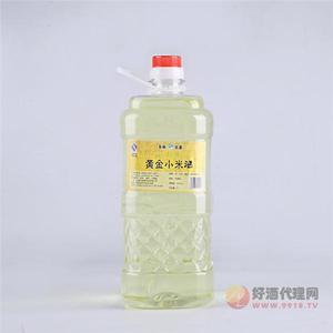 白酒整箱黄金小米酒2L桶酒42度浓香型白酒散酒