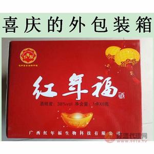 礼盒装红年福小分子肽酒养生酒