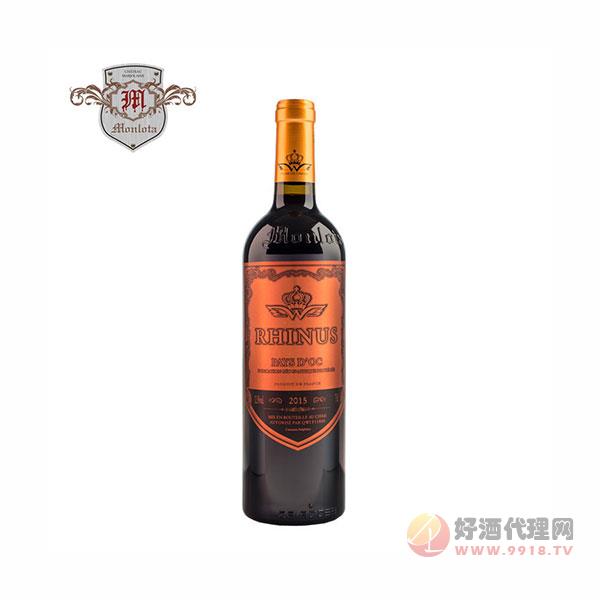 法国原瓶原装进口红酒IGP级2015年阿黛尔750cl干红葡萄酒
