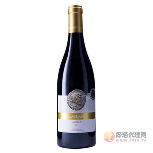 匠心之城美乐红葡萄酒