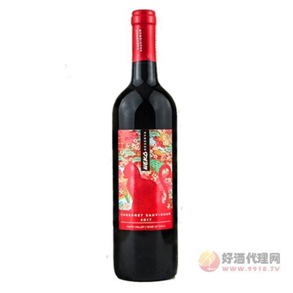喜乐猫珍藏赤霞珠2017葡萄酒