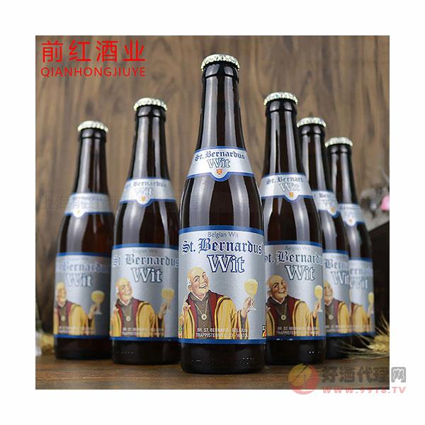 比利时进口啤酒圣伯纳白啤酒330ML