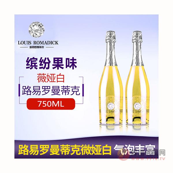 无醇起泡酒低度甜白葡萄酒oem贴牌