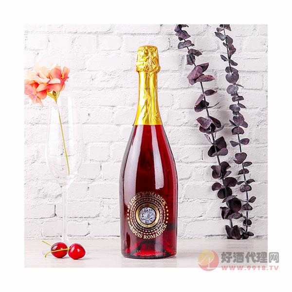 甜型起泡酒高泡甜酒无酒精度红酒女士甜红甜白无醇葡萄酒