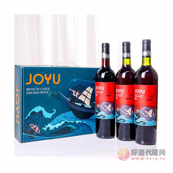 智利进口红酒礼盒装进口干红葡萄酒节日送礼品微商
