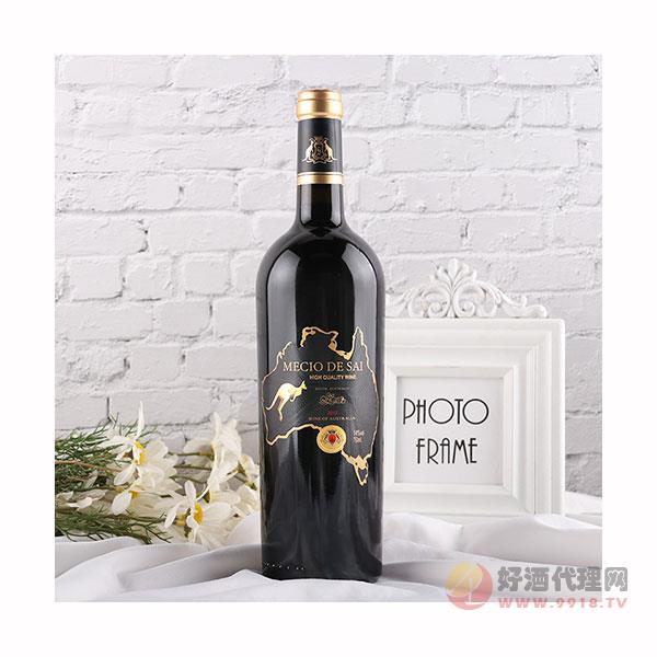 澳洲进口红酒14度澳大利亚西拉干红葡萄酒