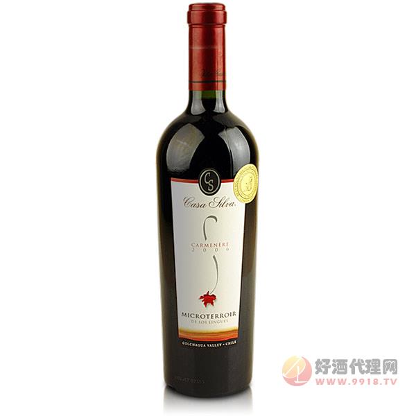 智利白银庄御园卡曼纳干红葡萄酒