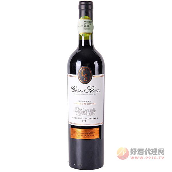 智利白银庄珍藏赤霞珠干红葡萄酒