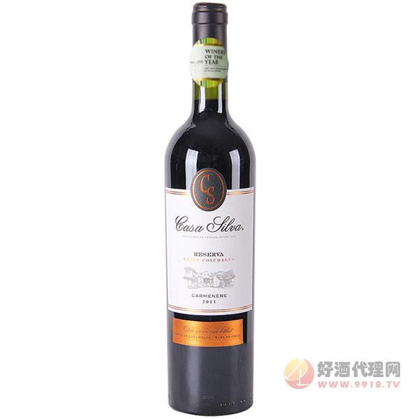 智利白银庄珍藏卡曼纳葡萄酒